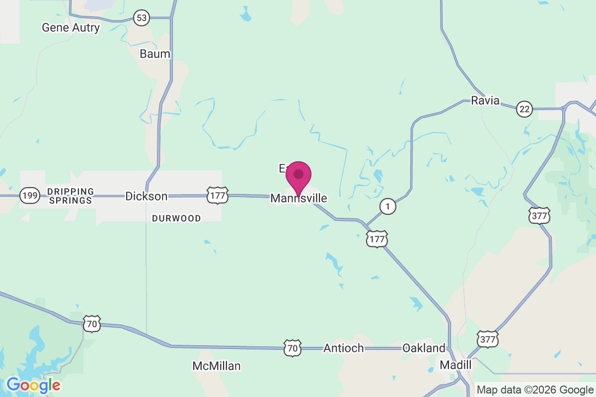 Mannsville map