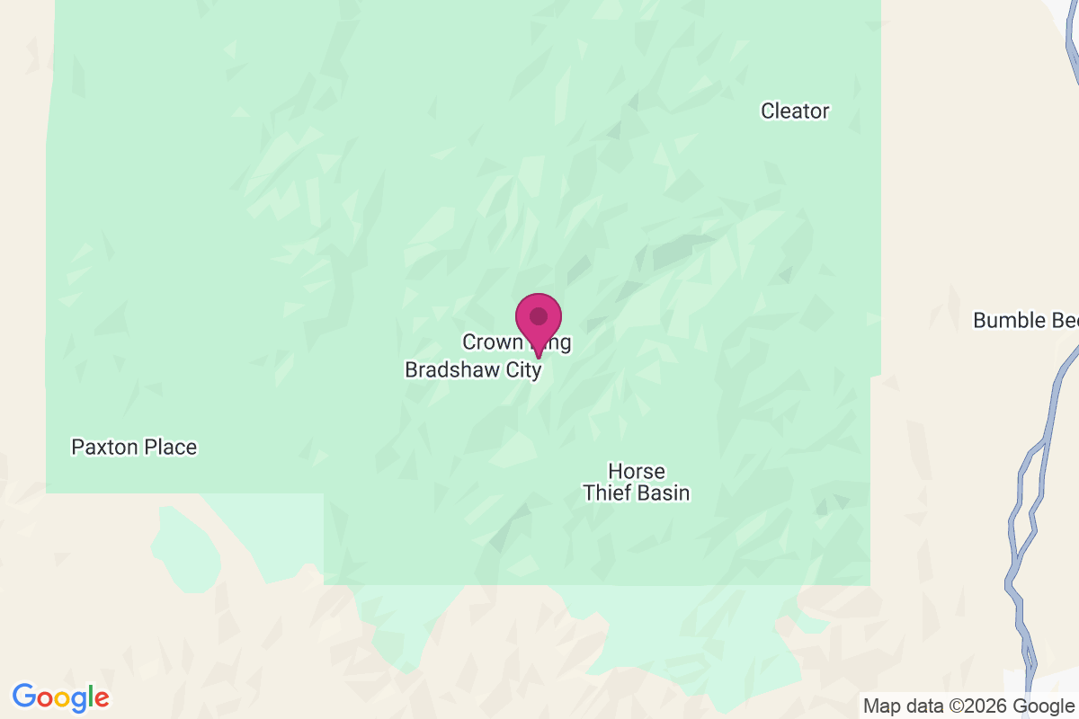 Crown King map