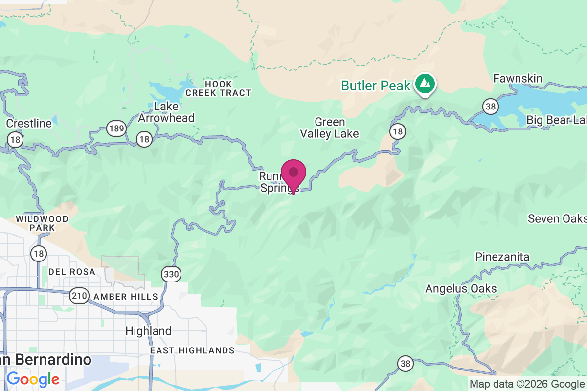 Running Springs map