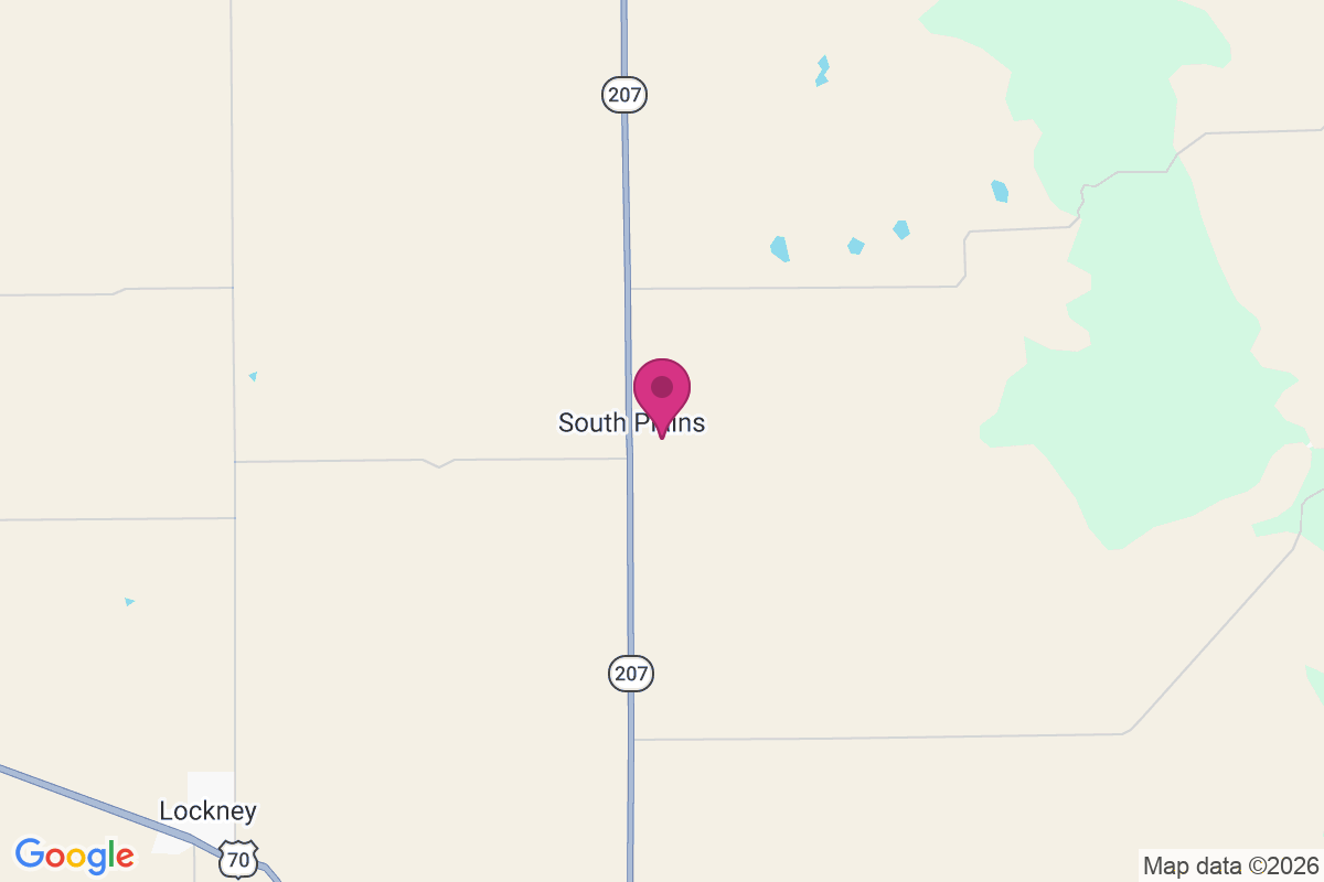 South Plains map