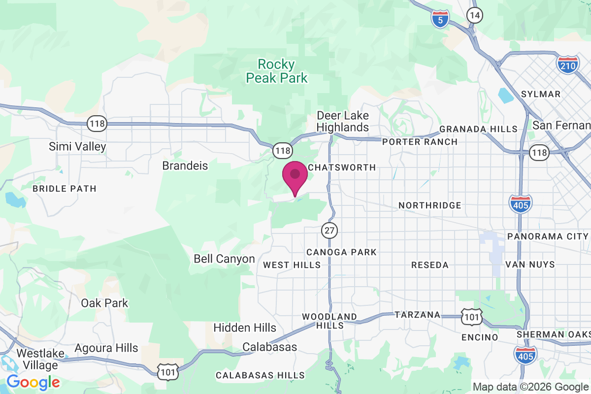 Chatsworth Lake Manor map
