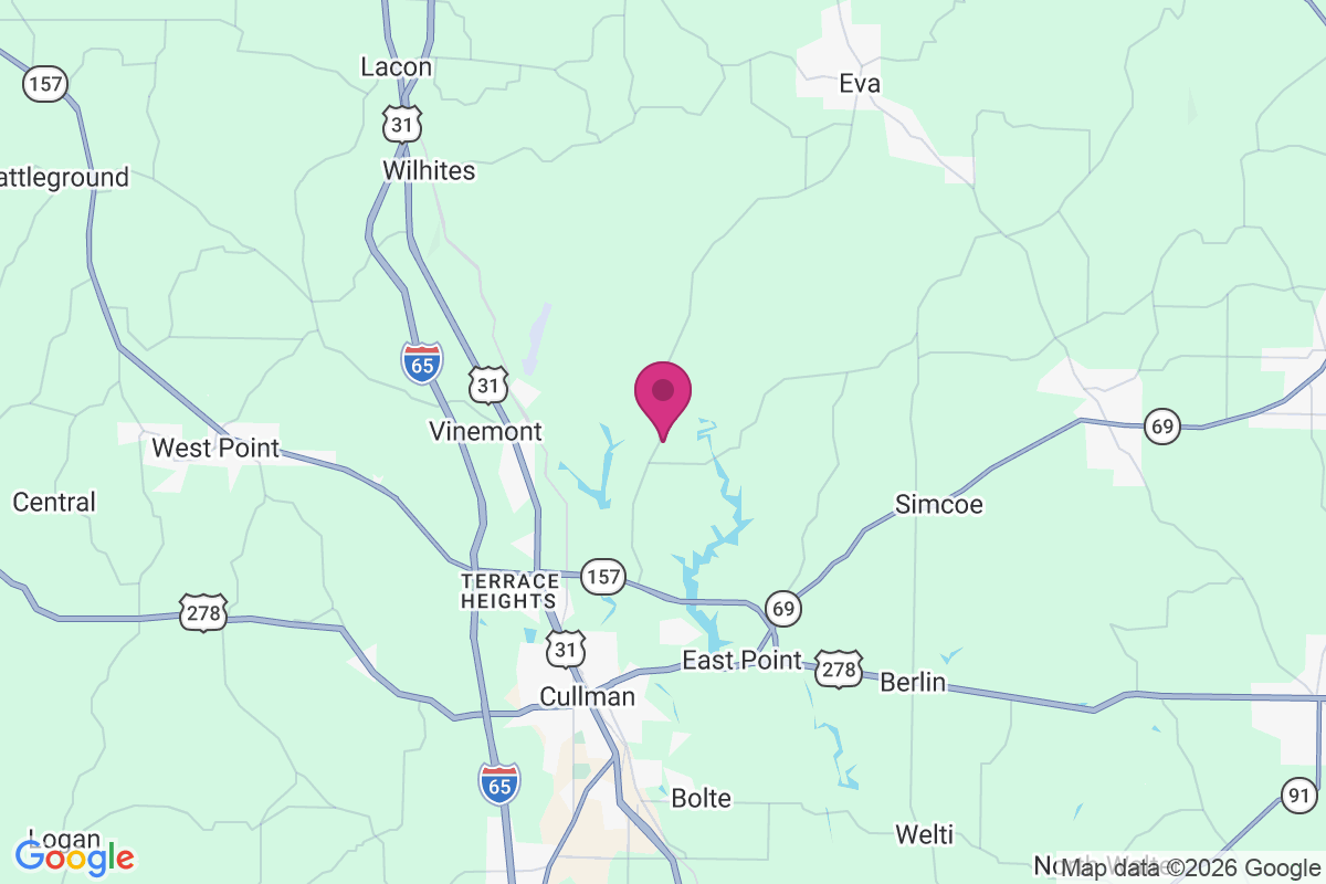 Dyers Crossroads map