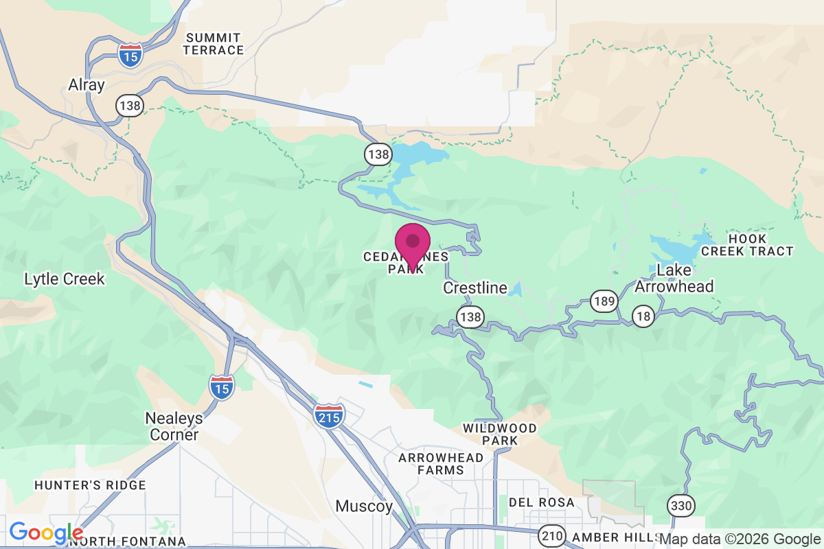 Cedarpines Park map