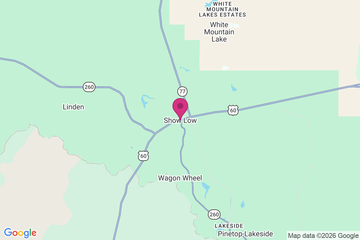 Show Low map