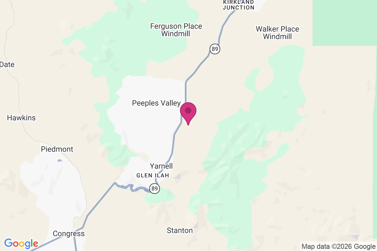 Peeples Valley map