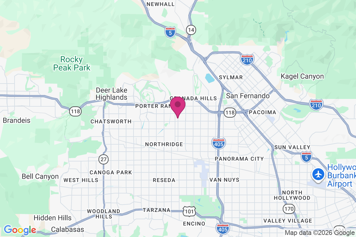 Granada Hills map
