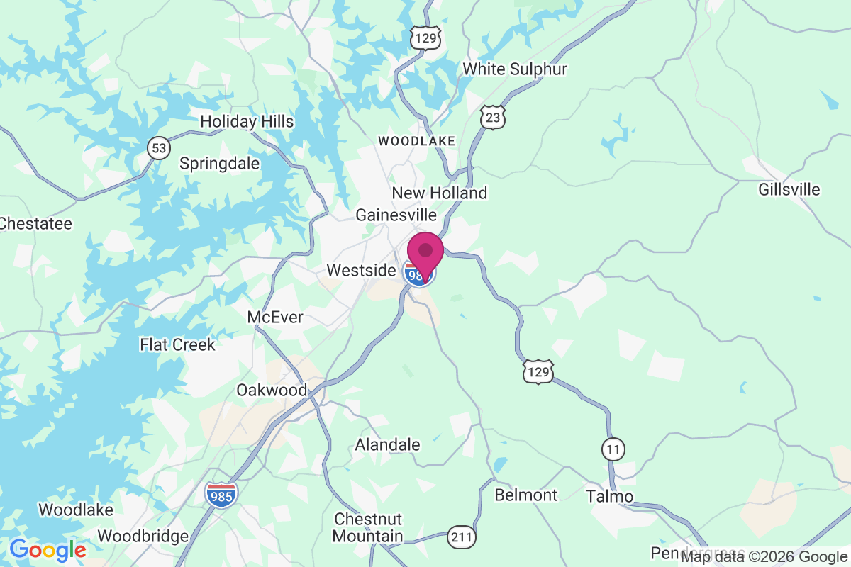Gainesville Mills map