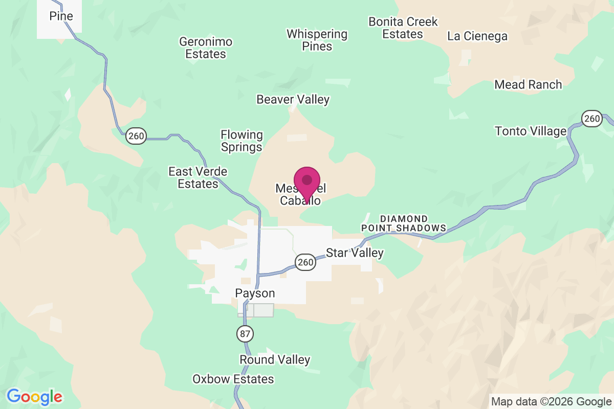 Mesa Del Caballo Subdivision map