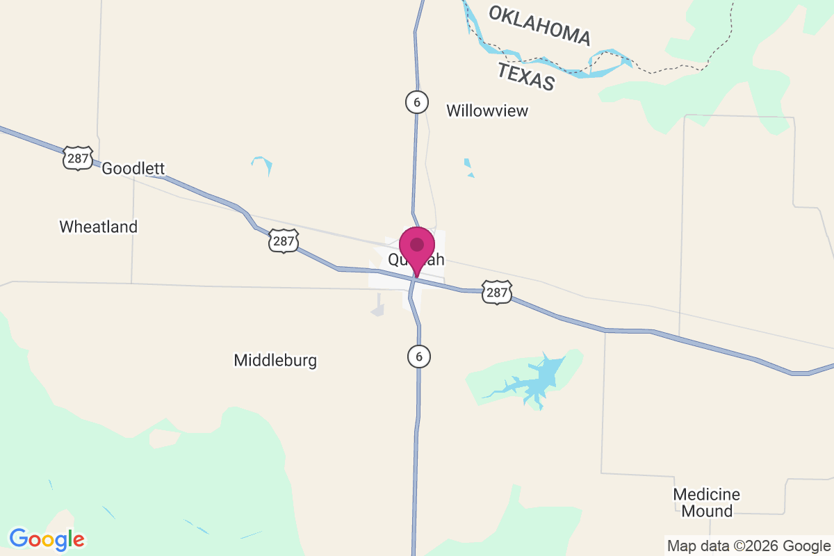 Quanah map