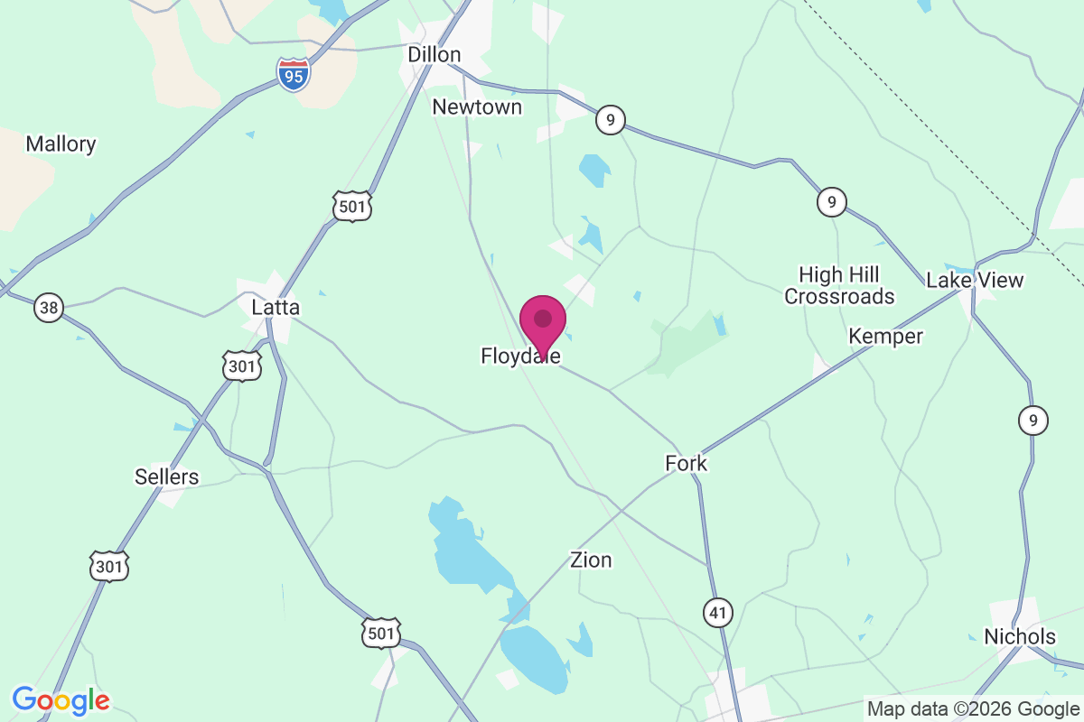 Floydale map