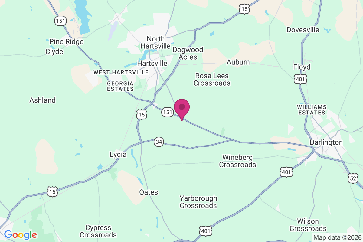 Flinns Crossroads map