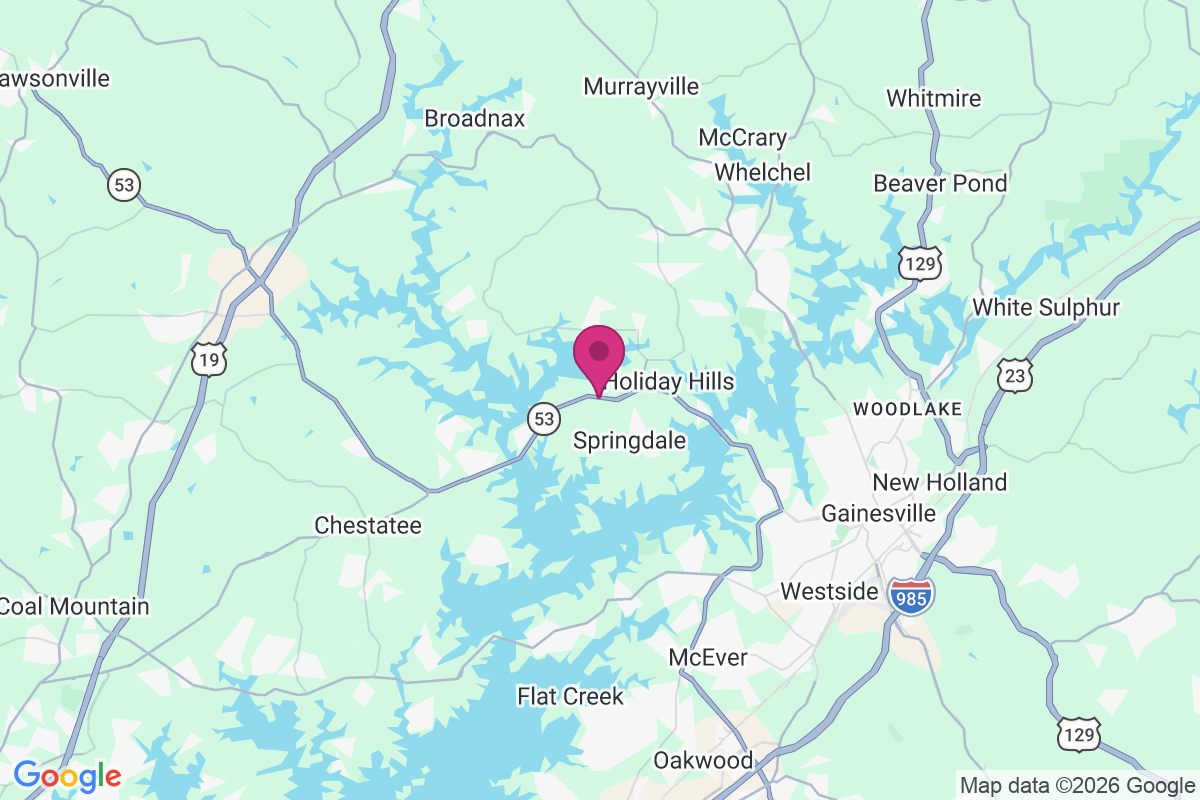 Lanier Northwest map
