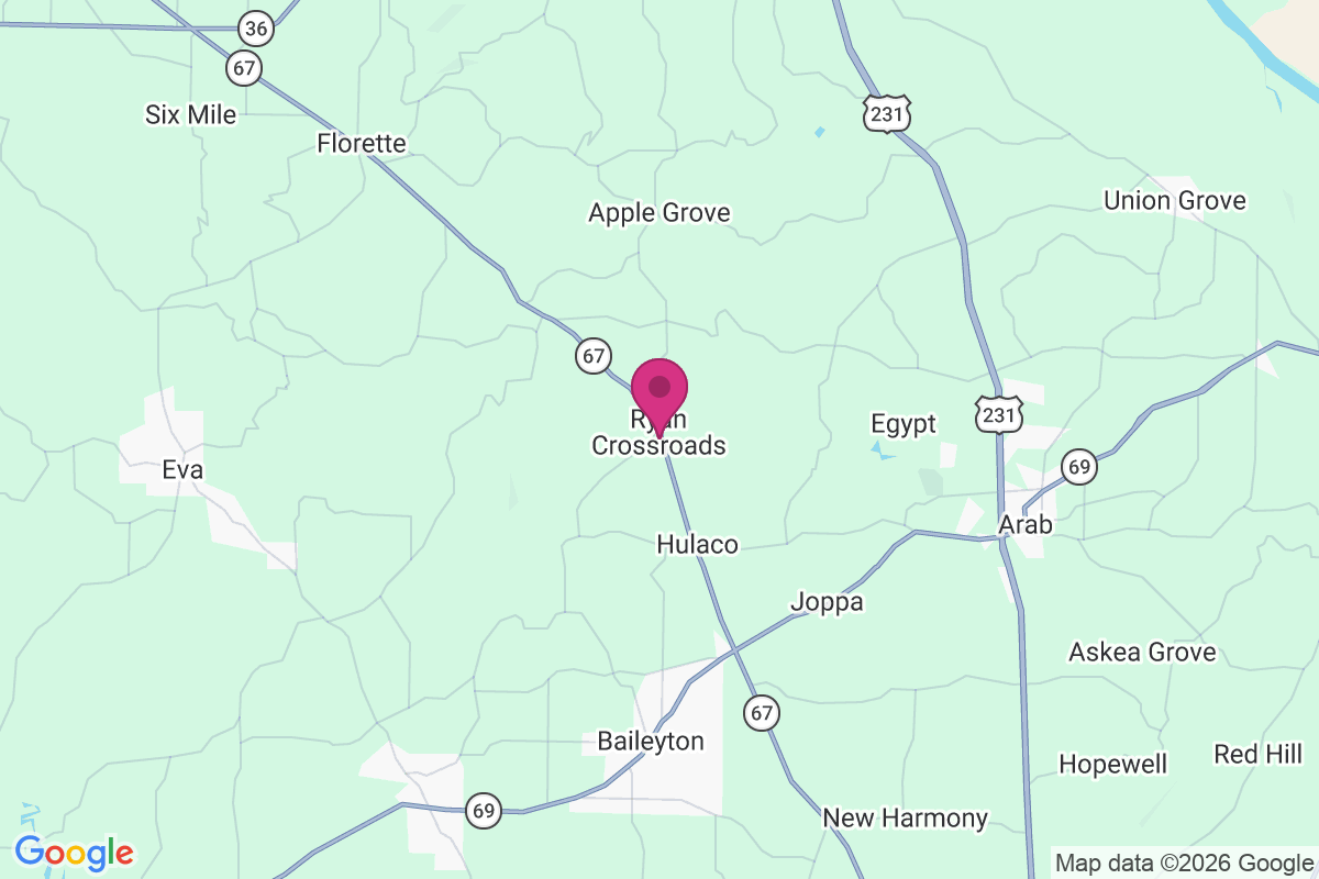 Ryan Crossroads map
