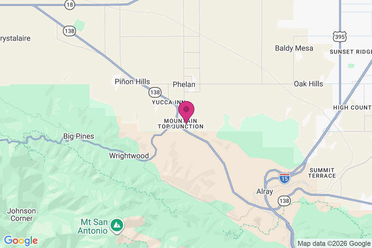 Mountain Top Junction map
