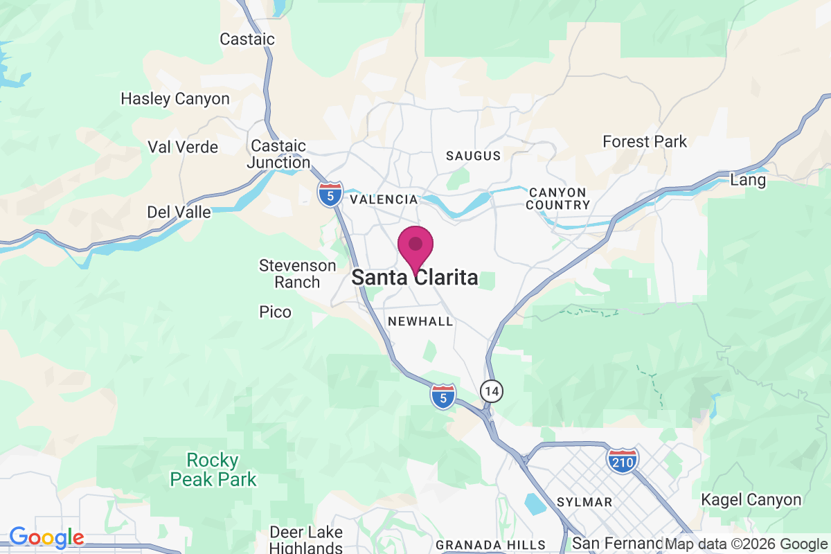 Santa Clarita map