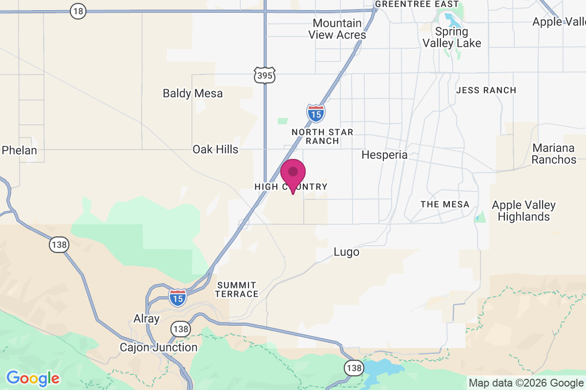 High Country map
