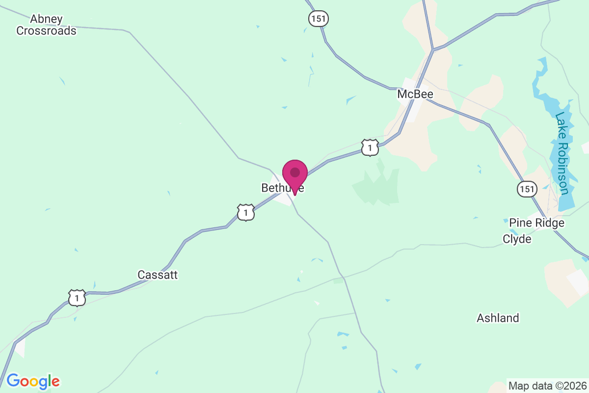 Bethune map