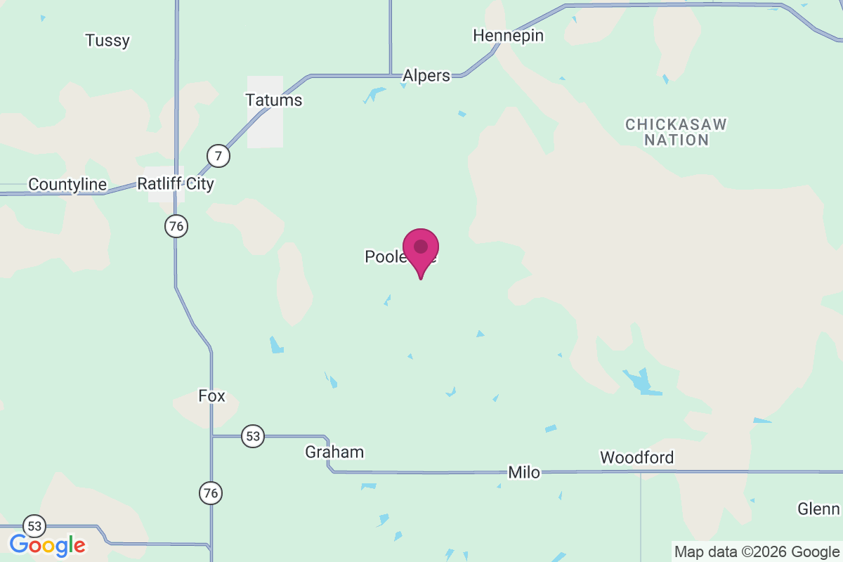 Pooleville map