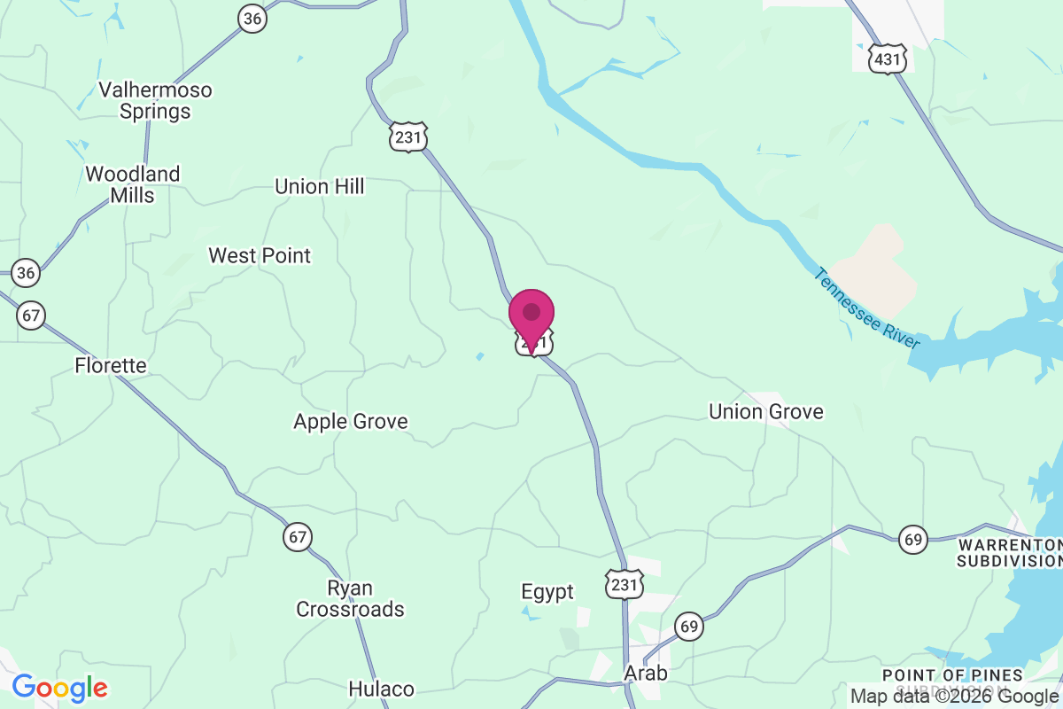 Allens Crossroads map