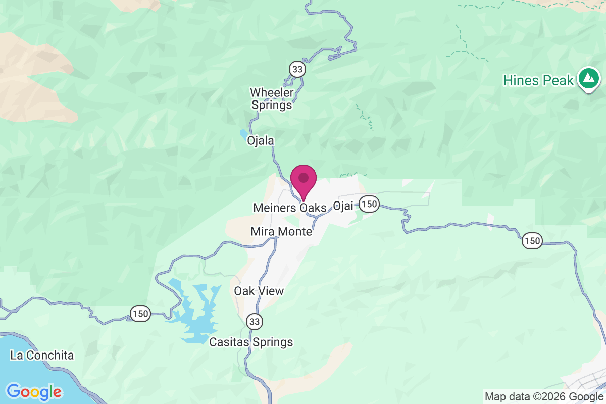 Ojai Valley Estates Mobile Home Park map