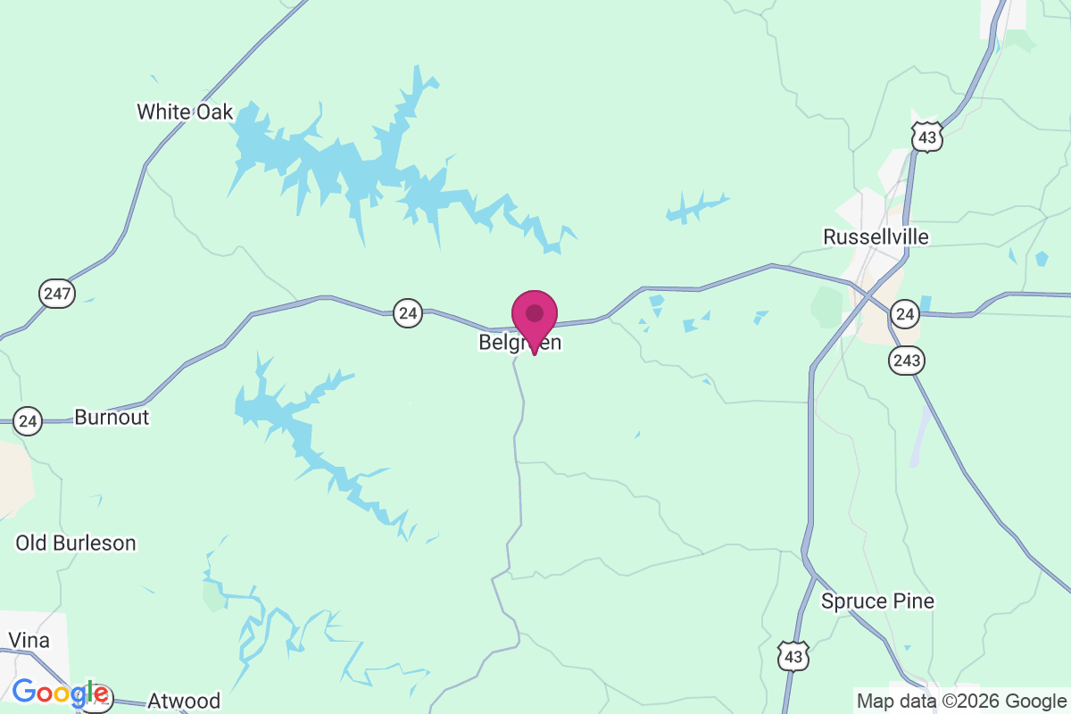 Belgreen map