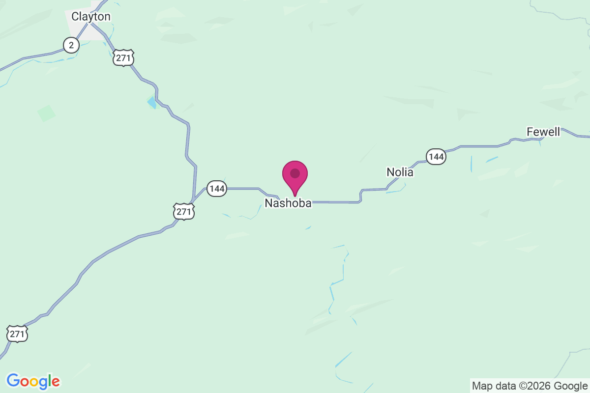 Kiamichi Christian Mission map