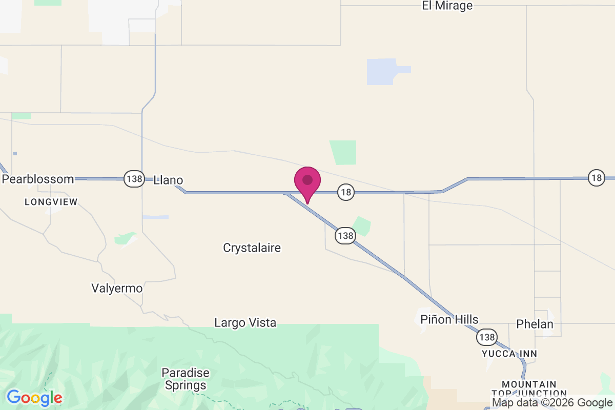 Pinon Hills map