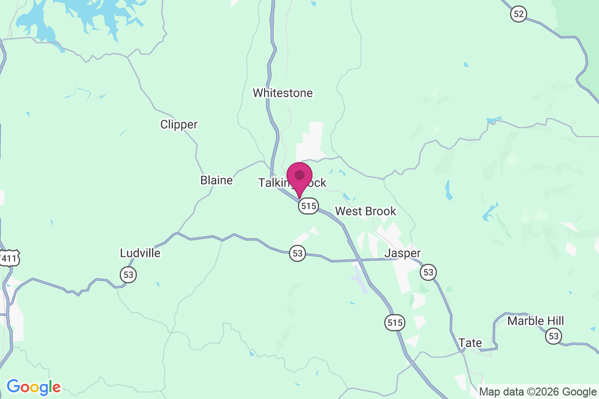 Talking Rock map