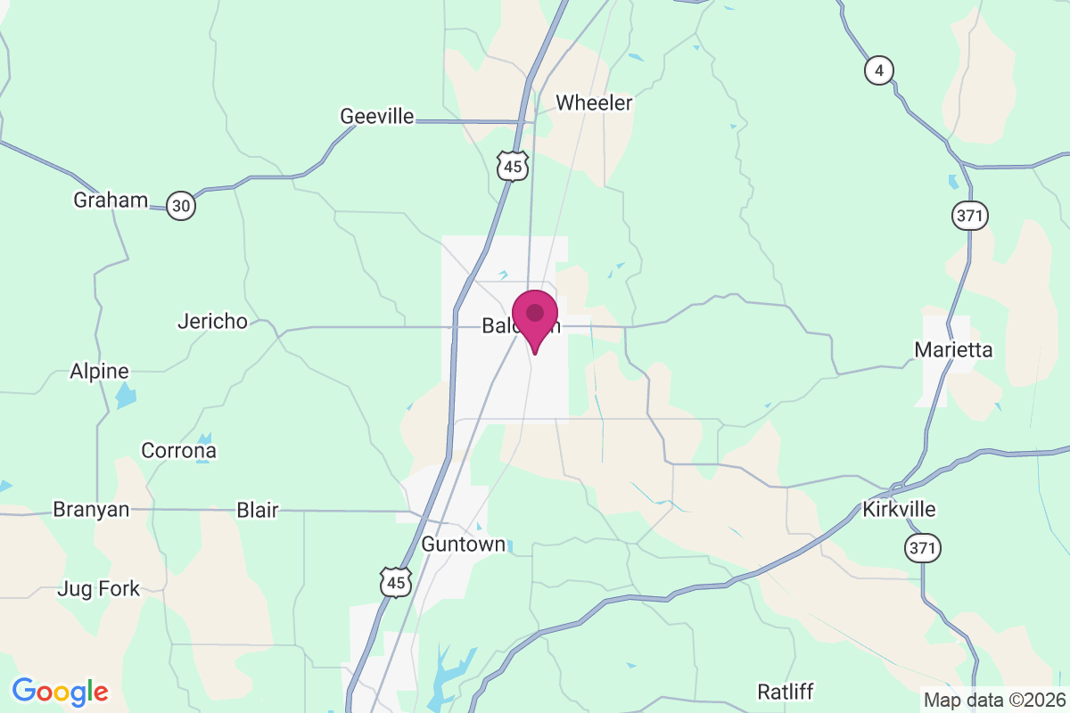 Baldwyn map