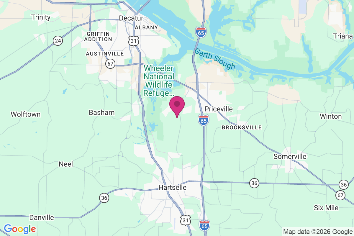 Burningtree Estates map