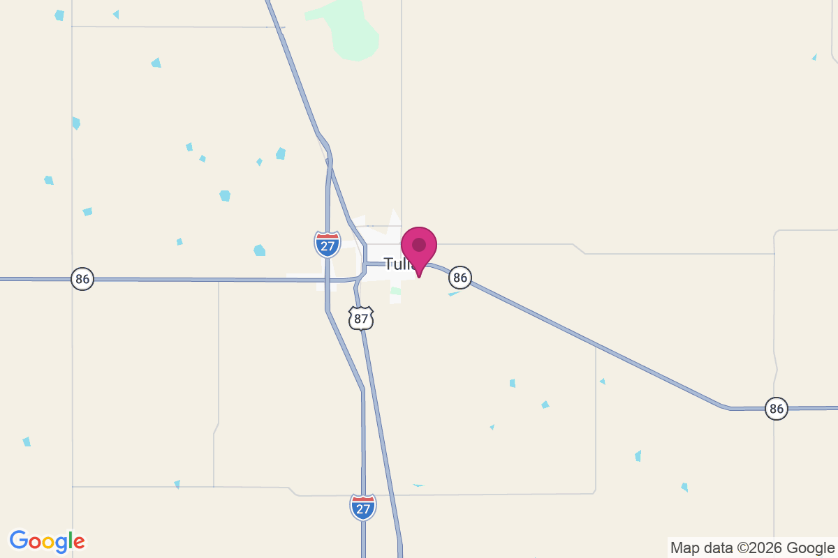 Tulia map
