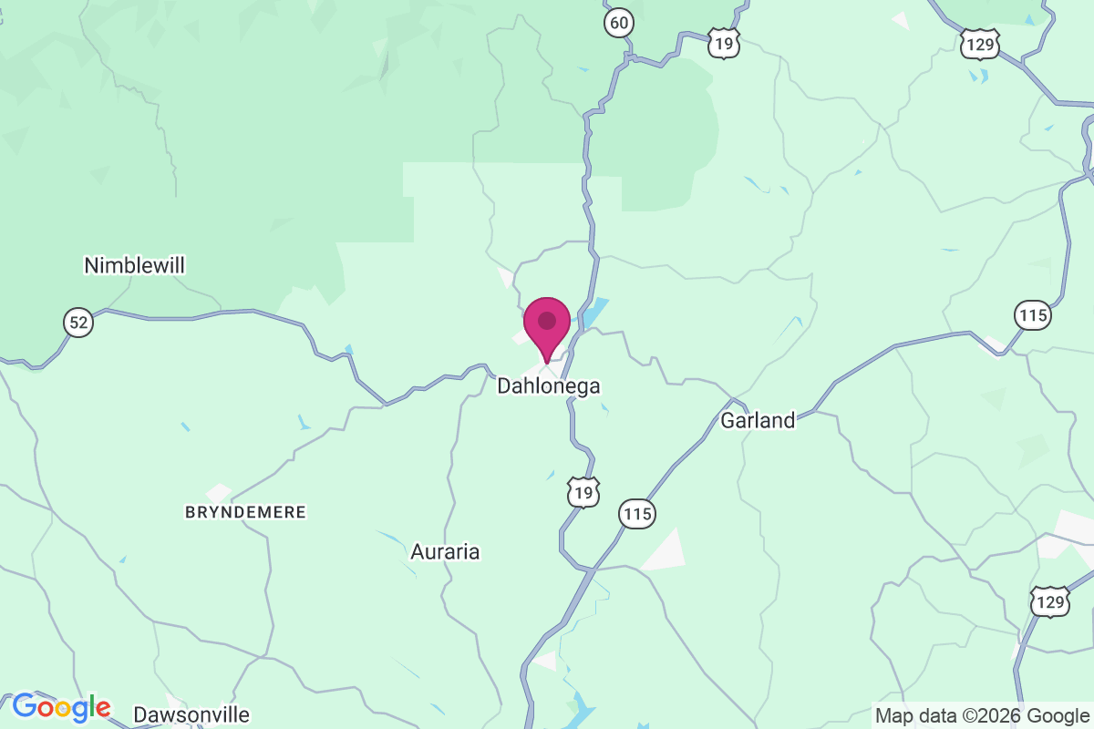 Dahlonega map