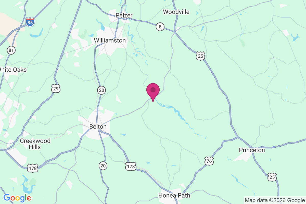 Toney Creek map
