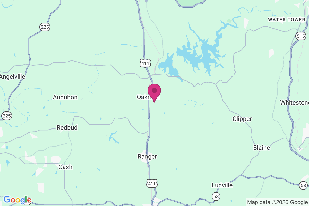 Oakman map