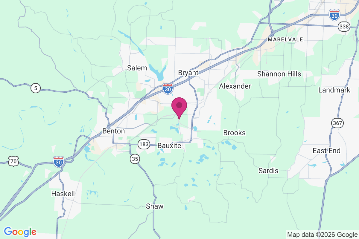 Bauxite Junction map