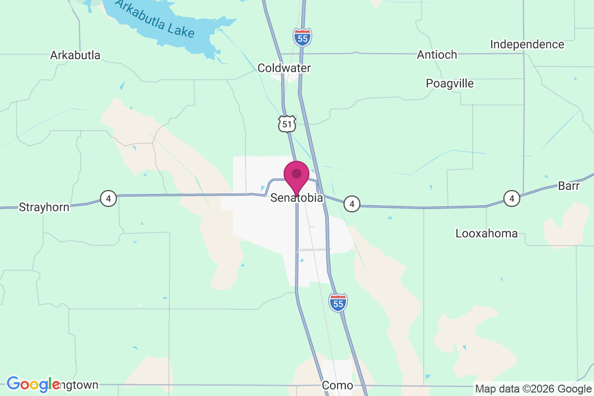 Senatobia map