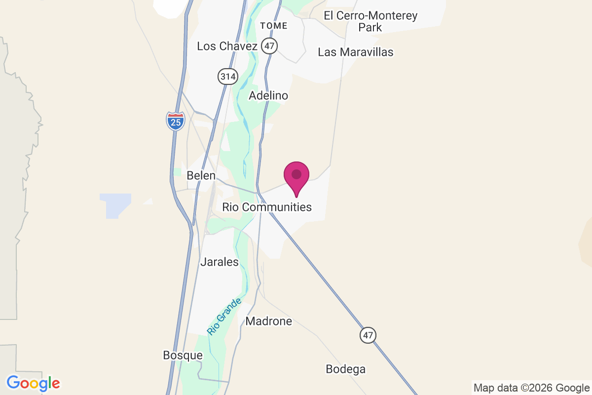 Rio Grande Estates map