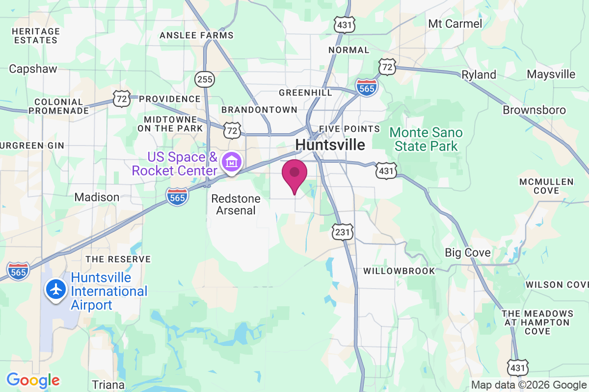 Huntsville Park map