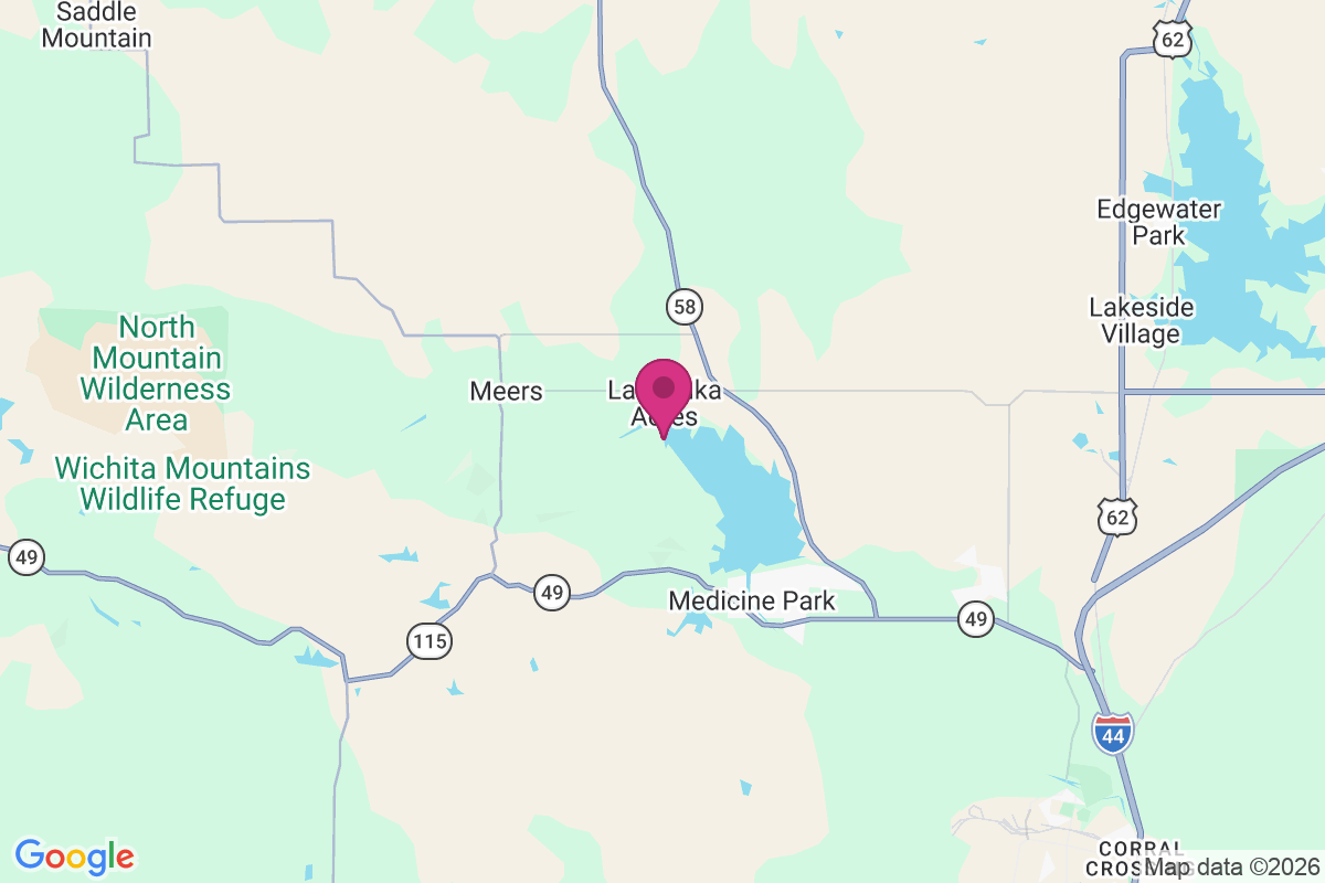 Lawtonka Acres map