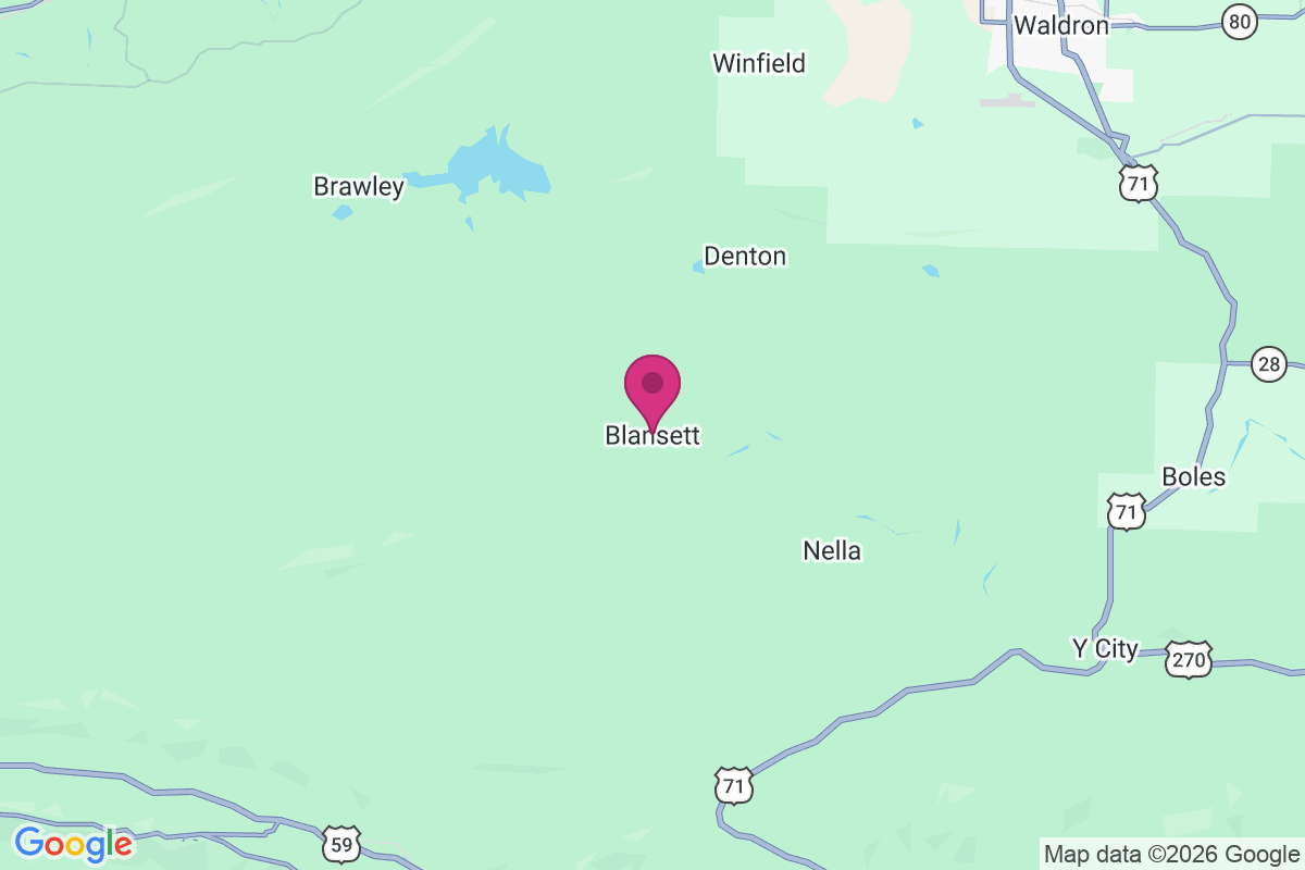 Blansett map