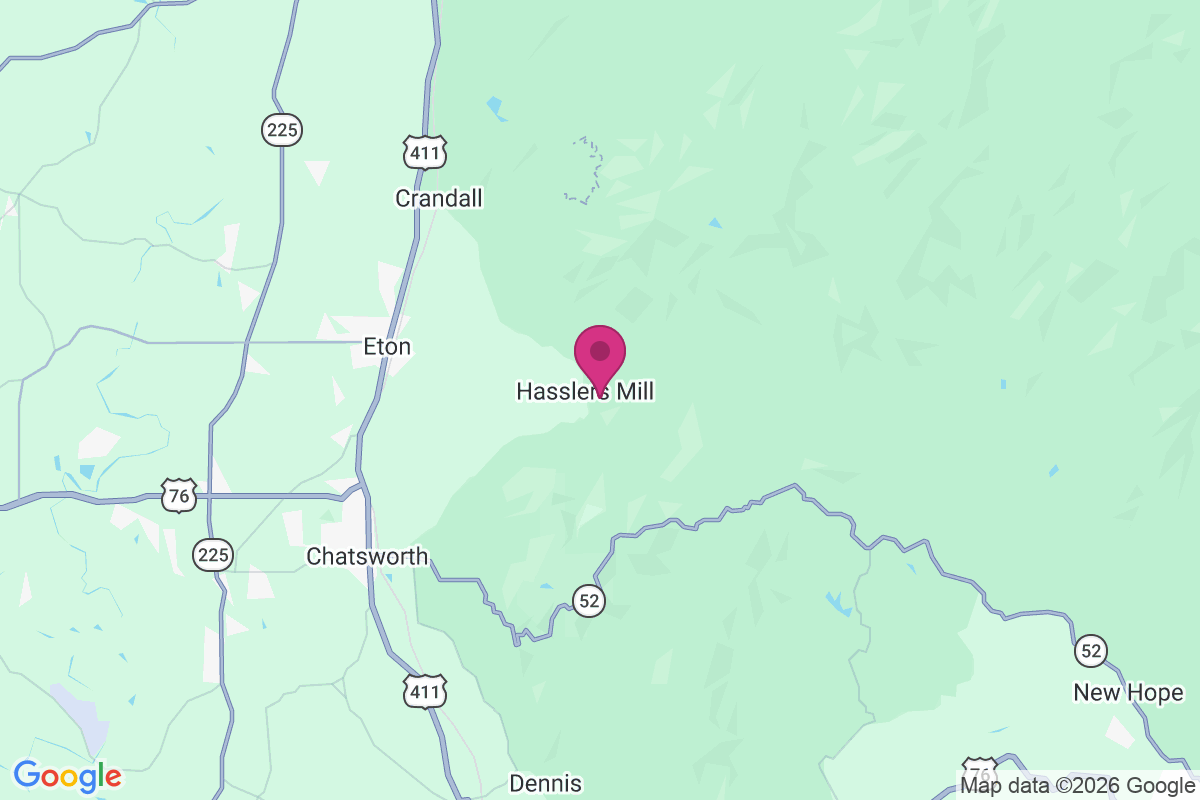Hasslers Mill map