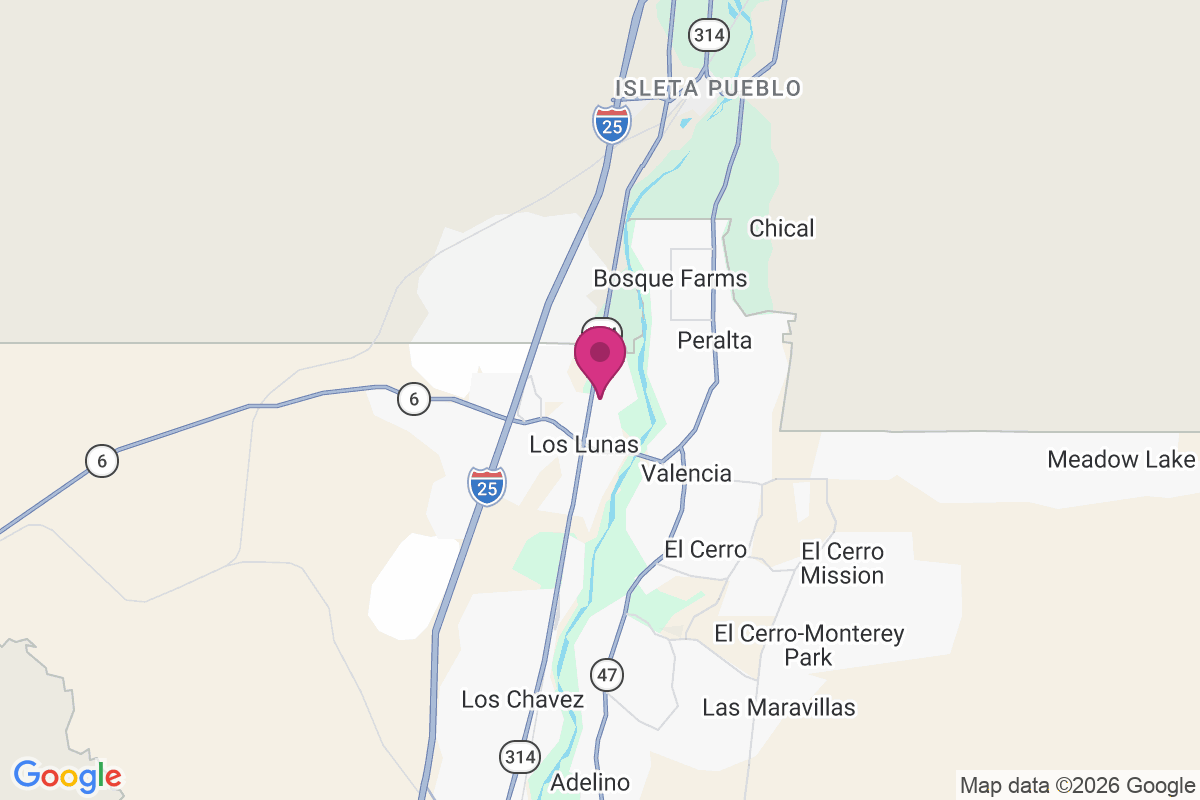 Los Lentes map