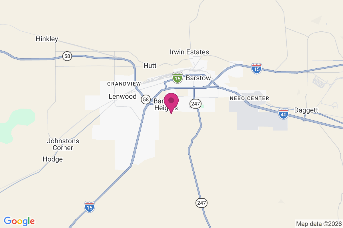 Barstow Heights map
