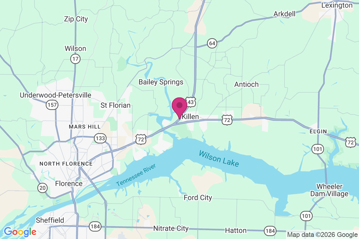 Shoals Acres map