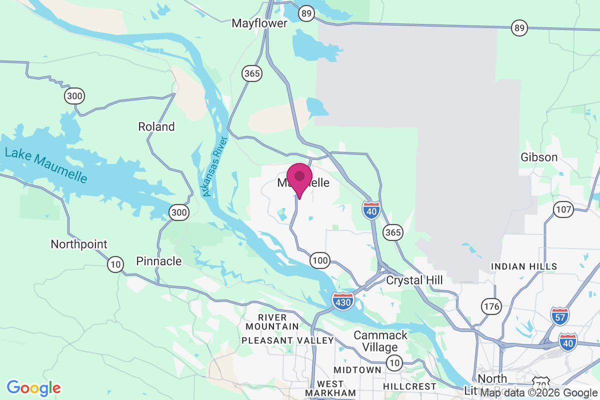 Maumelle map