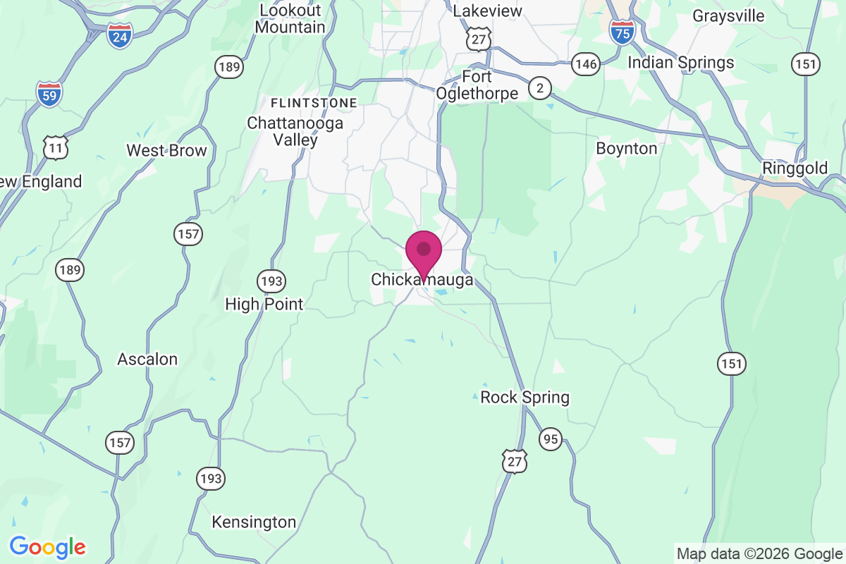 Chickamauga map