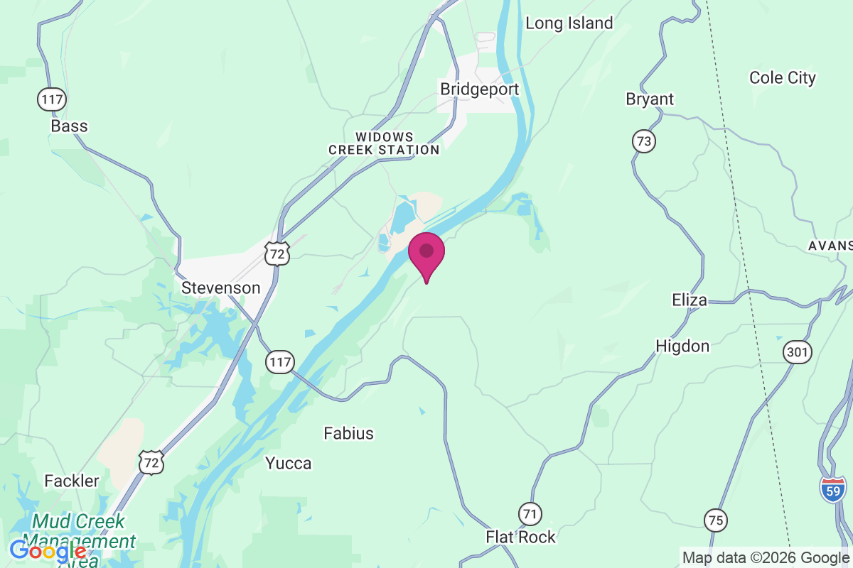 Cameronsville map