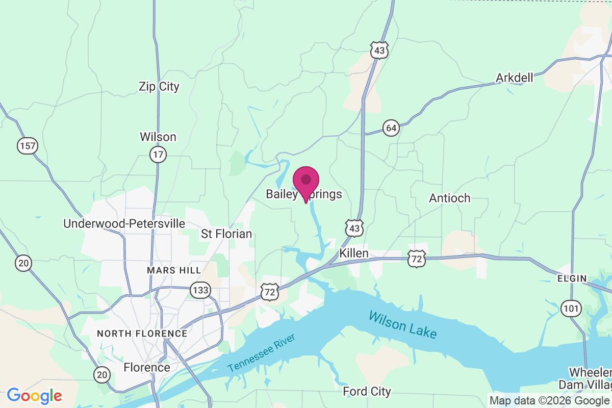 Bailey Springs map