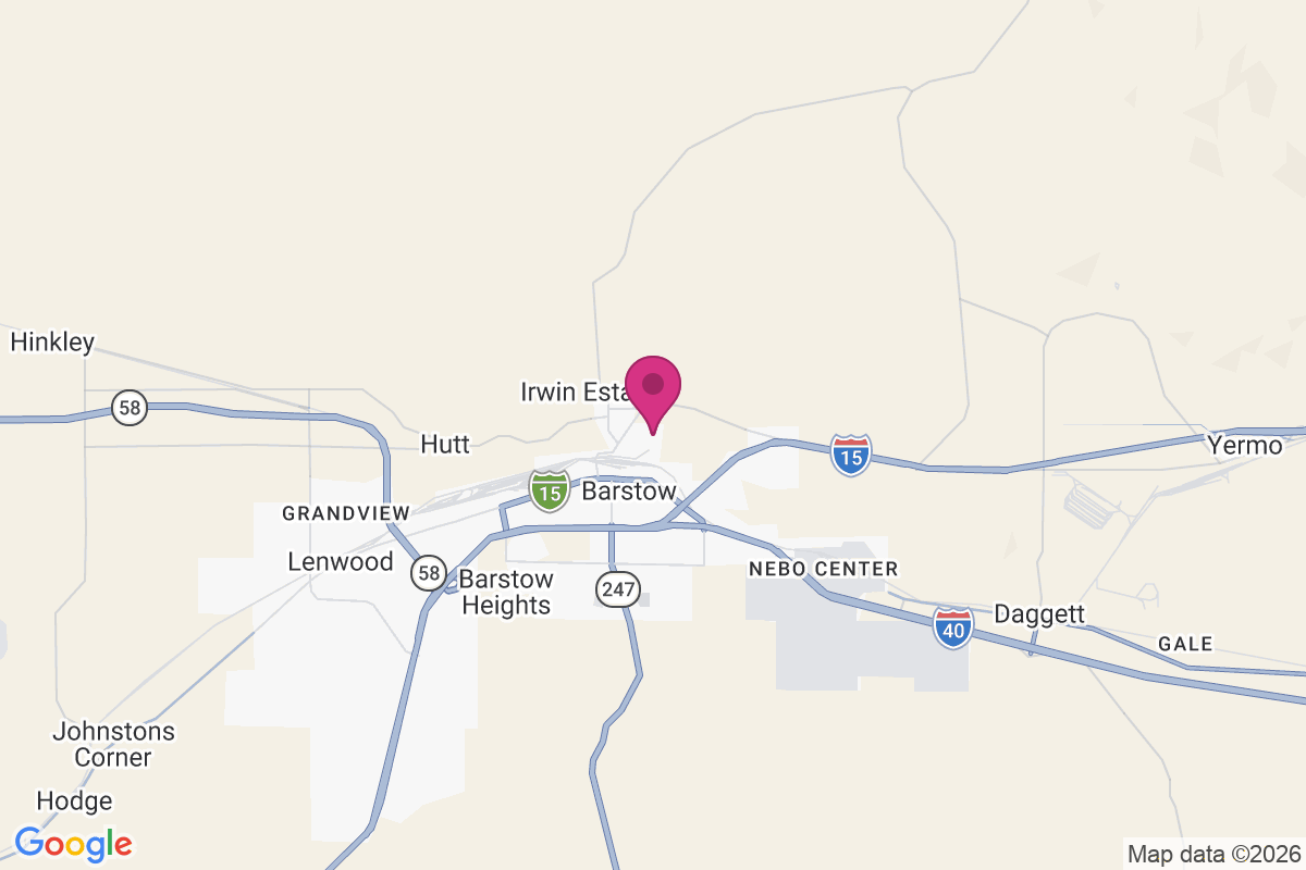 North Barstow map