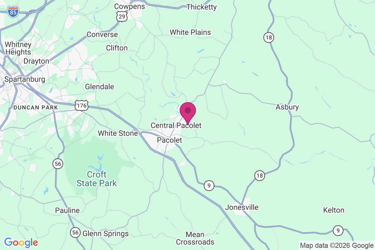 Central Pacolet map